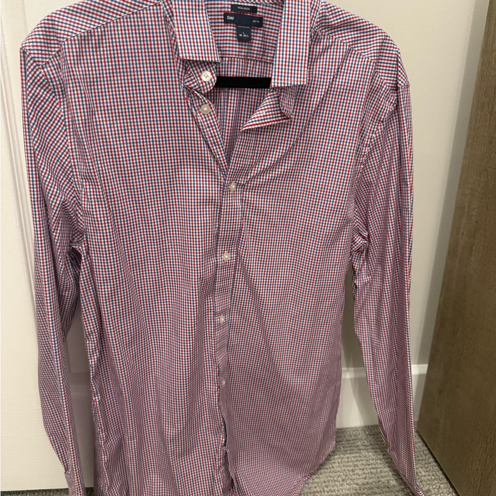 Men's Red Checkered Shirt